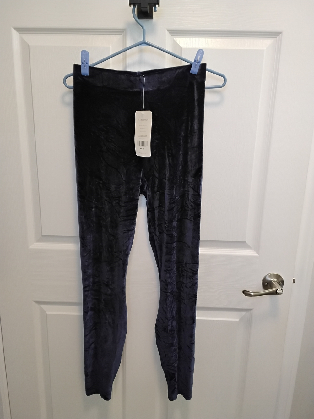 Fabletics Emma Velour Legging in Deep Navy